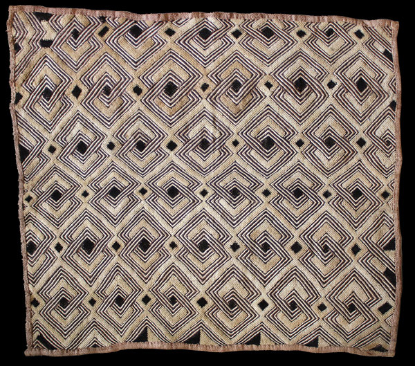 Kasai Velvet Raffia Textile Kuba Congo A