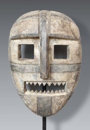 Kubistische Maske der Kumu Ituri Kongo