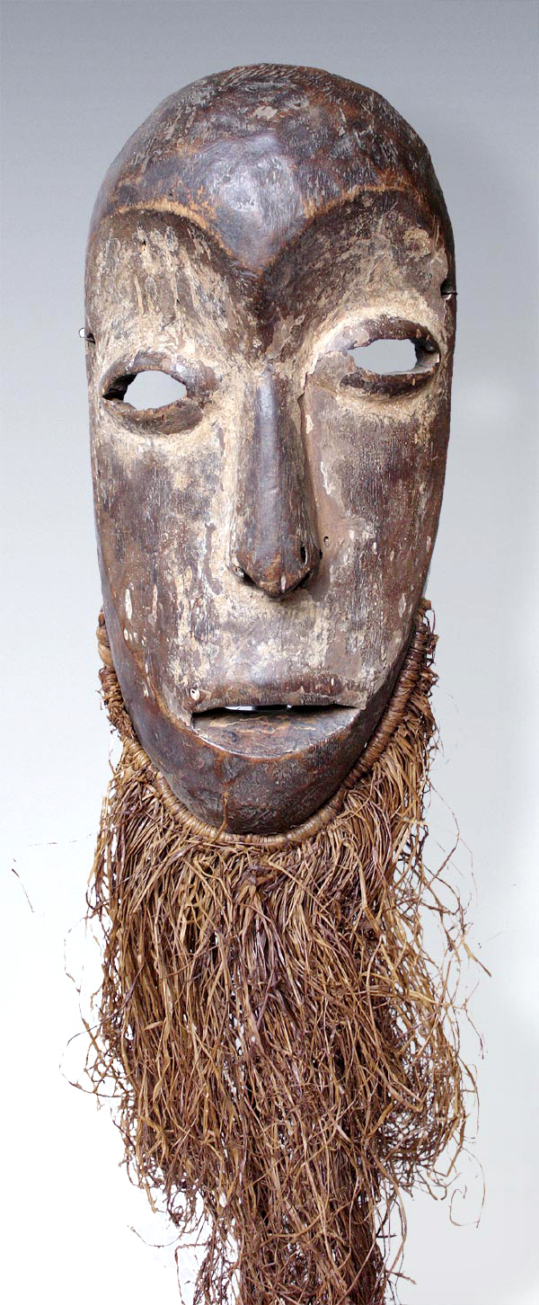 Lega archaische muminia Maske Kongo A