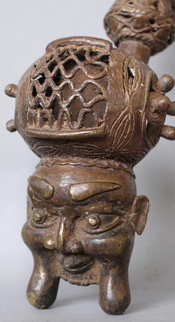 Bamum Tobacco Pipe Bronze A1