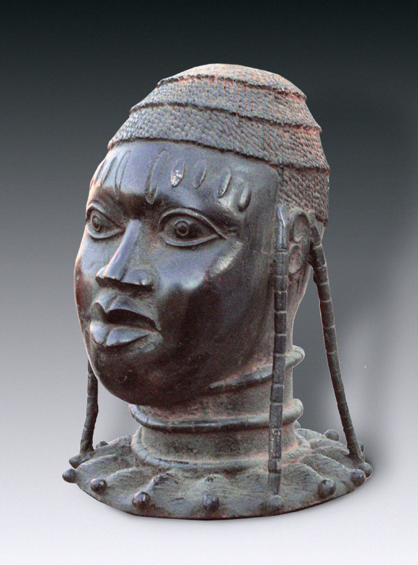 Benin Bronzekopf