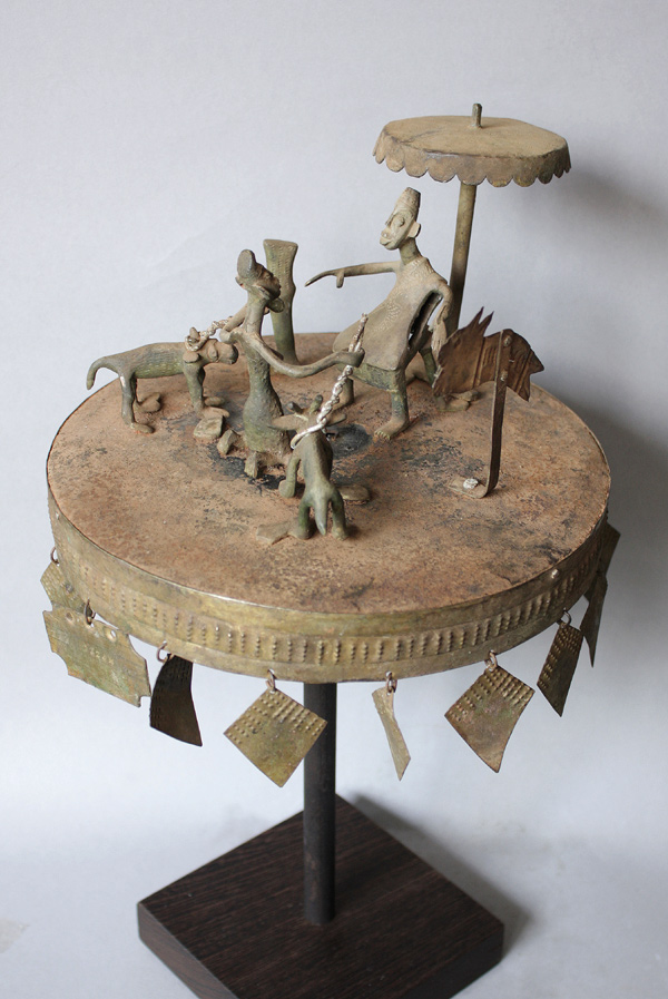 Fon Altar asen with Figures Benin A