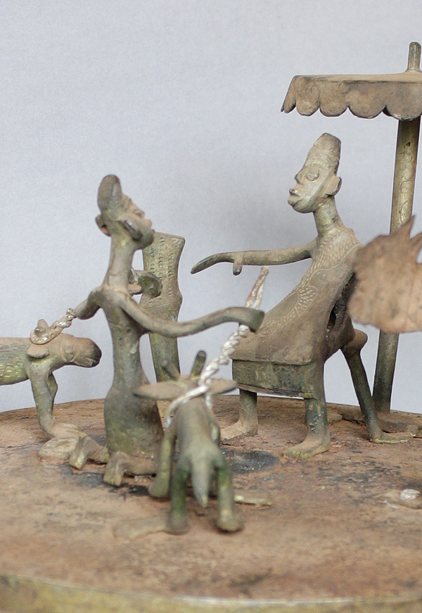 Fon Altar asen with Figures Benin A2