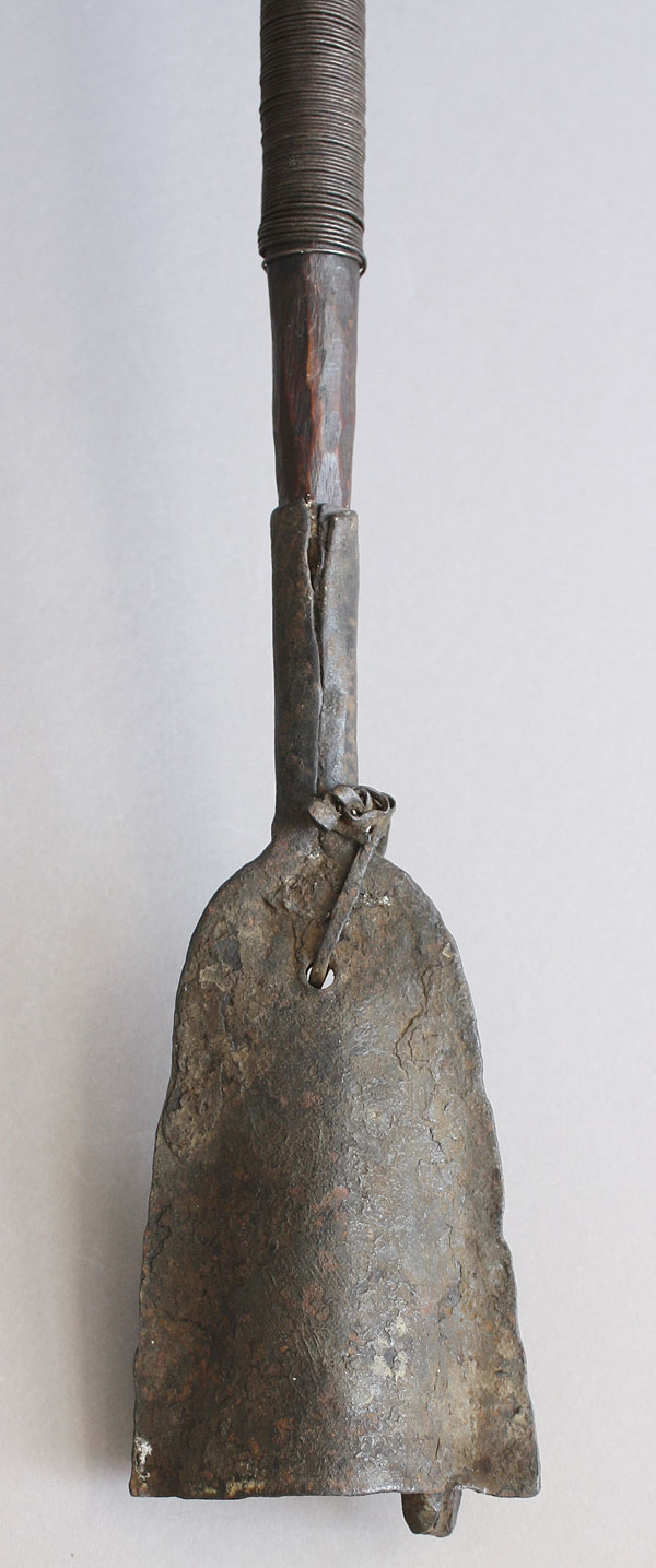 Bakuba Spear with bell Kongo Congo African Art E