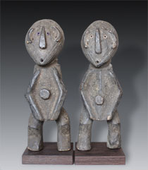 Yanda Figurenpaar Azande Kongo